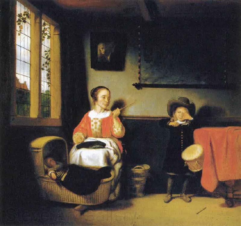 Nicolaes maes The Naughty Drummer Boy Spain oil painting art